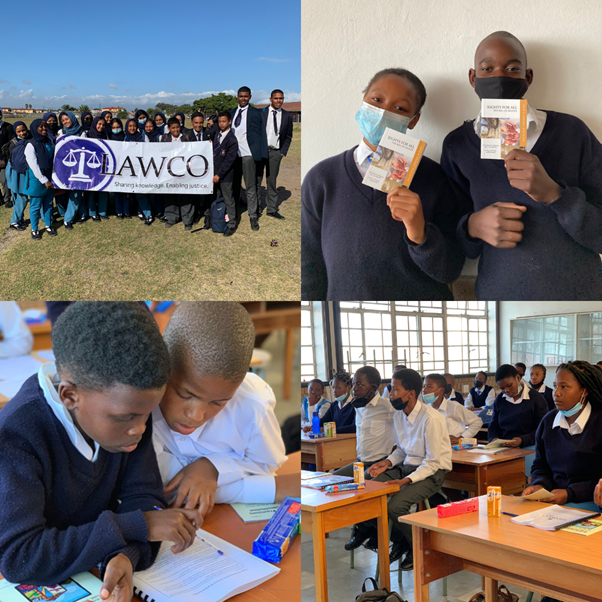 Students in classroom setting teaching learners